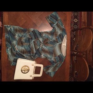 Vintage "Unmarked" Ivory Leather Handbag